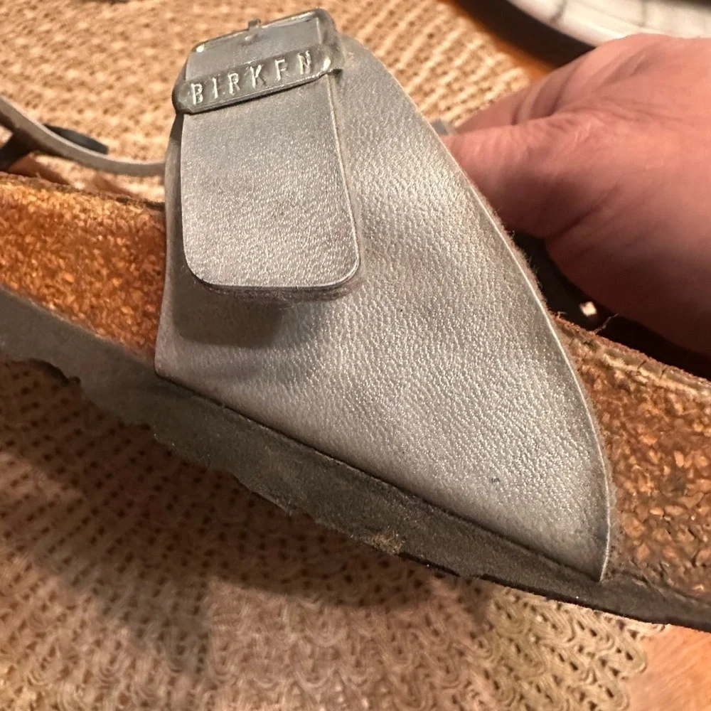 Birkenstock blue thong Sandals